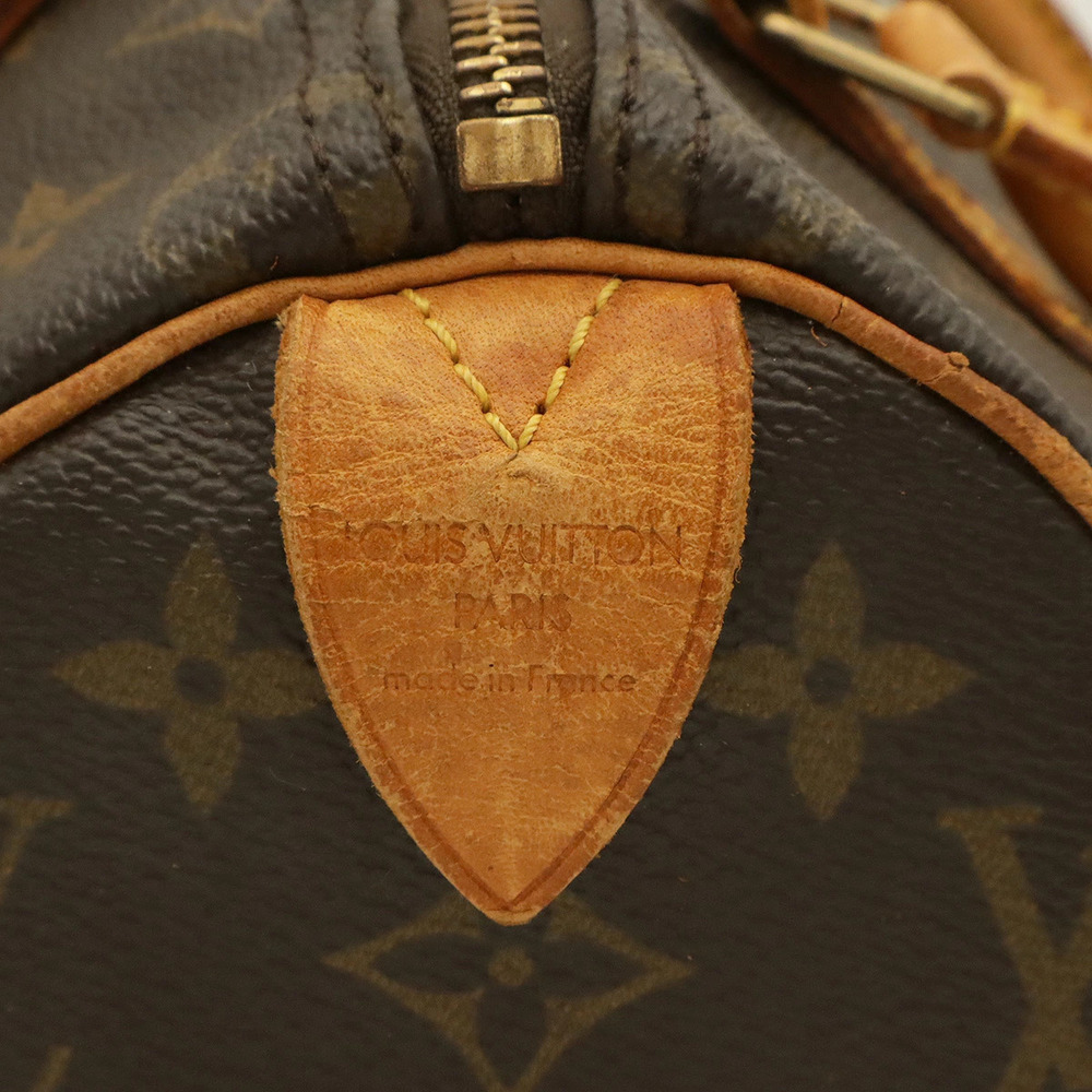 LOUIS VUITTON Monogram Speedy brown Boston Bag Handbag - Picture 4 of 9